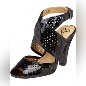 Seychelles Black Wrap Heels